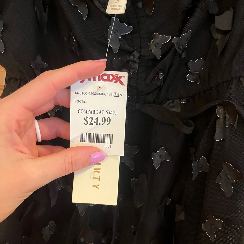 NWT Adorable butterfly mini dress - Picture 6 of 6